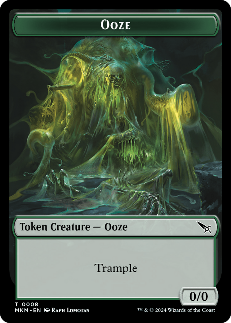 Thopter (0020) // Ooze Double-Sided Token [Murders at Karlov Manor Tokens] | Deep Dive Games St. Marys