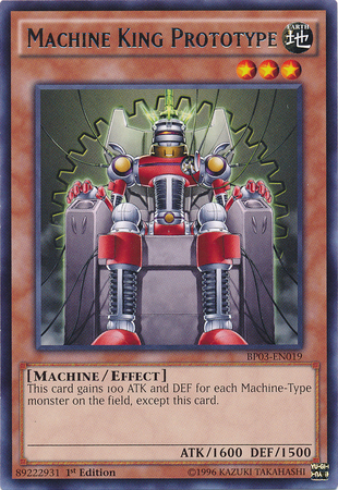 Machine King Prototype [BP03-EN019] Rare | Deep Dive Games St. Marys