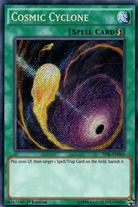 Cosmic Cyclone [TDIL-EN065] Secret Rare | Deep Dive Games St. Marys