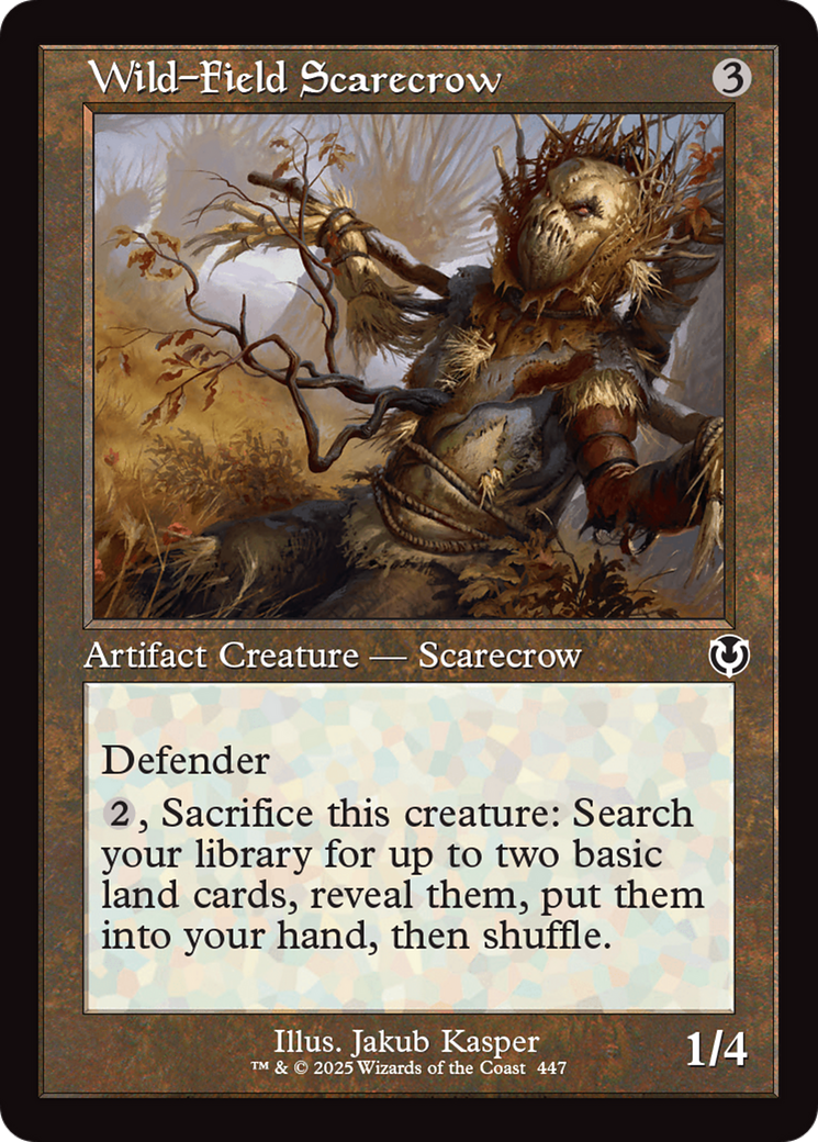 Wild-Field Scarecrow (Retro Frame) [Innistrad Remastered] | Deep Dive Games St. Marys