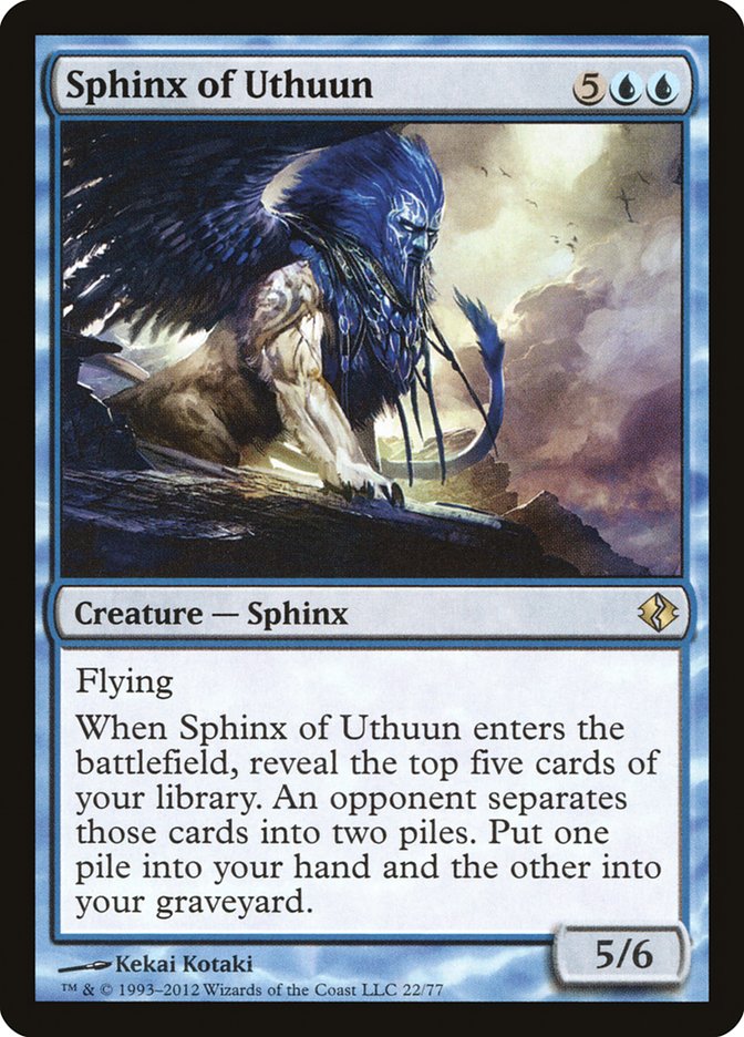 Sphinx of Uthuun [Duel Decks: Venser vs. Koth] | Deep Dive Games St. Marys