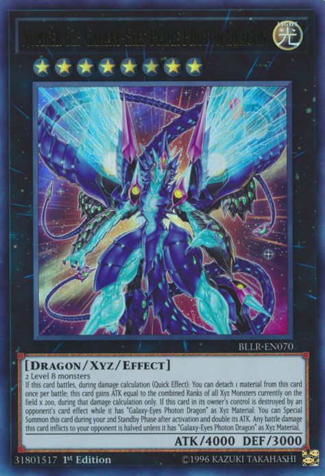 Number 62: Galaxy-Eyes Prime Photon Dragon [BLLR-EN070] Ultra Rare | Deep Dive Games St. Marys