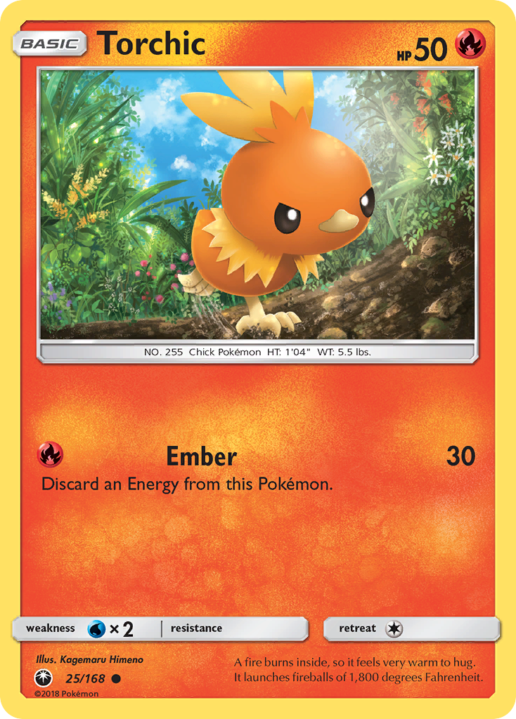 Torchic (25/168) [Sun & Moon: Celestial Storm] | Deep Dive Games St. Marys