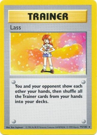 Lass (75/102) [Base Set Shadowless Unlimited] | Deep Dive Games St. Marys