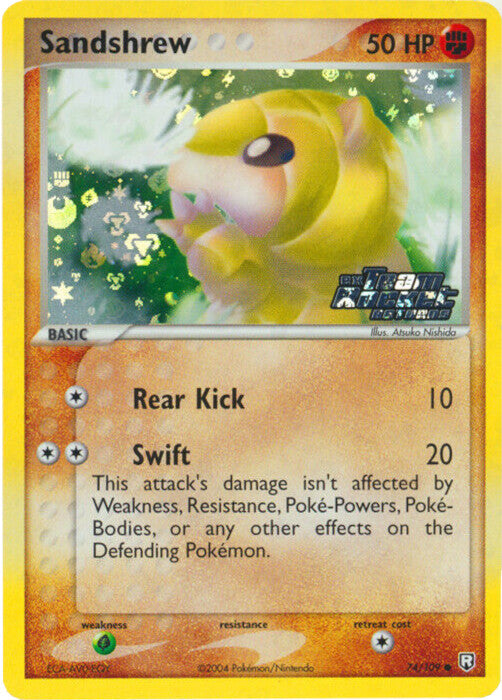 Sandshrew (74/109) (Stamped) [EX: Team Rocket Returns] | Deep Dive Games St. Marys