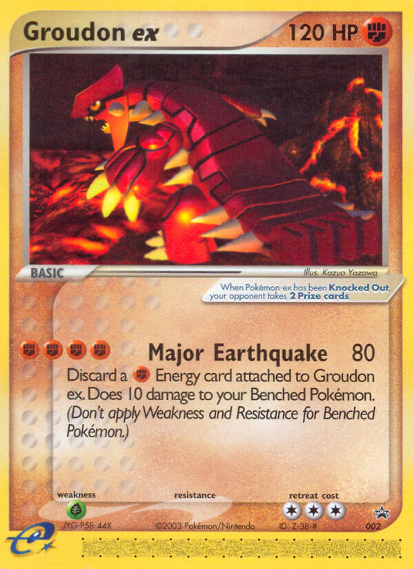 Groudon ex (002) [Nintendo: Black Star Promos] | Deep Dive Games St. Marys