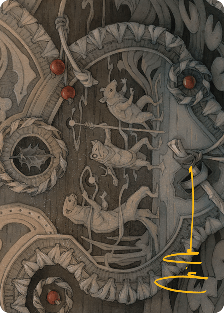 Season of Weaving Art Card (Gold-Stamped Signature) [Bloomburrow Art Series] | Deep Dive Games St. Marys