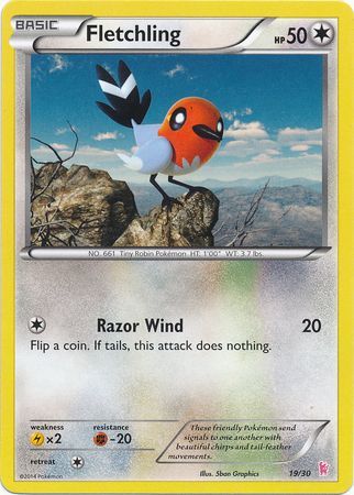 Fletchling (19/30) [XY: Trainer Kit - Sylveon] | Deep Dive Games St. Marys
