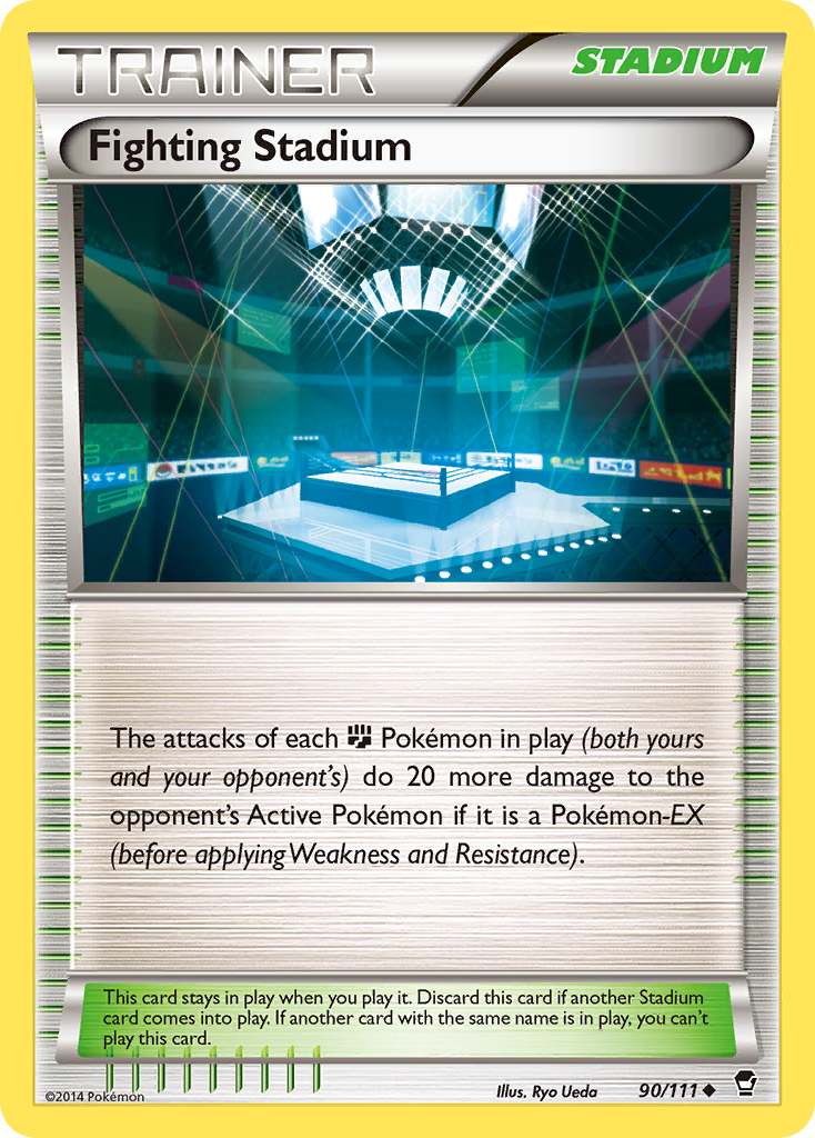 Fighting Stadium (90/111) [XY: Furious Fists] | Deep Dive Games St. Marys