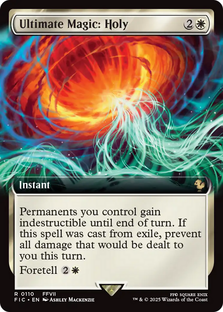 Ultimate Magic: Holy (Extended Art) [FINAL FANTASY Commander] | Deep Dive Games St. Marys