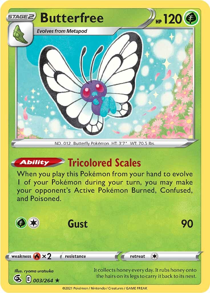 Butterfree (003/264) [Sword & Shield: Fusion Strike] | Deep Dive Games St. Marys