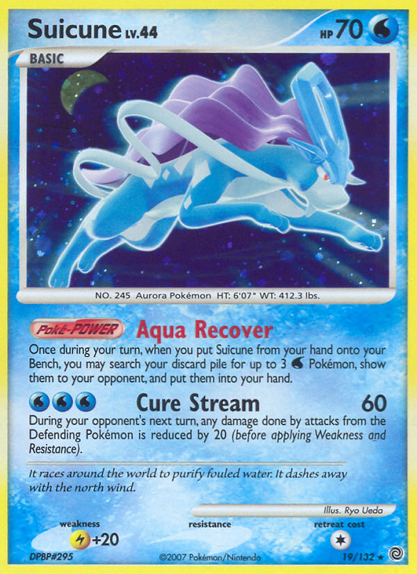Suicune (19/132) [Diamond & Pearl: Secret Wonders] | Deep Dive Games St. Marys