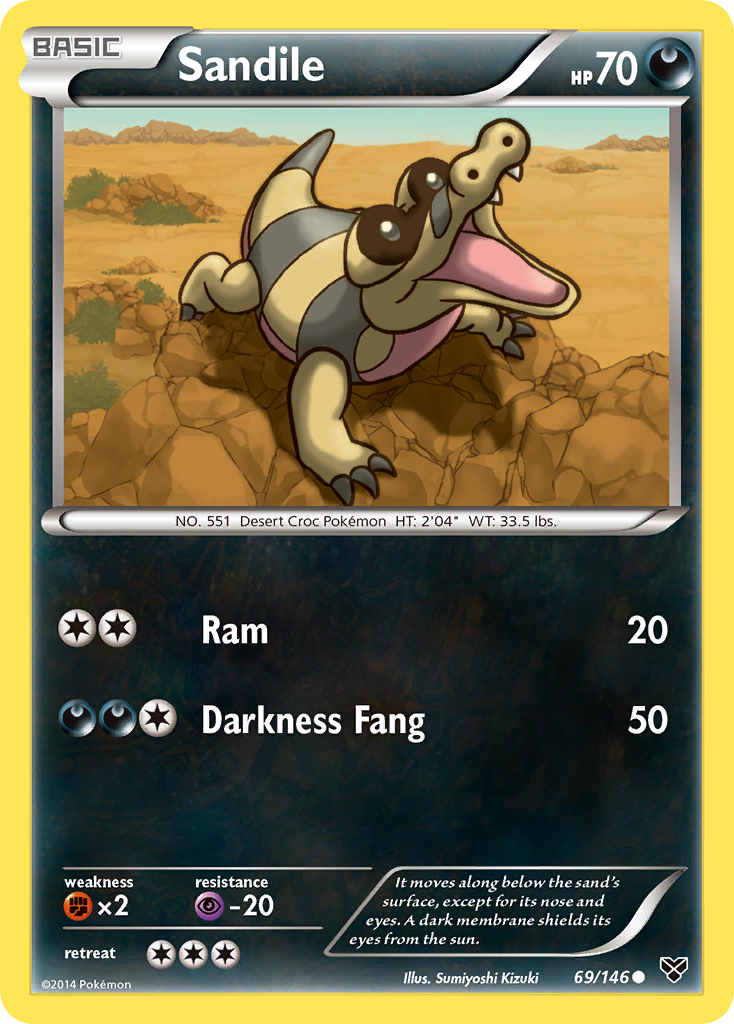 Sandile (69/146) [XY: Base Set] | Deep Dive Games St. Marys