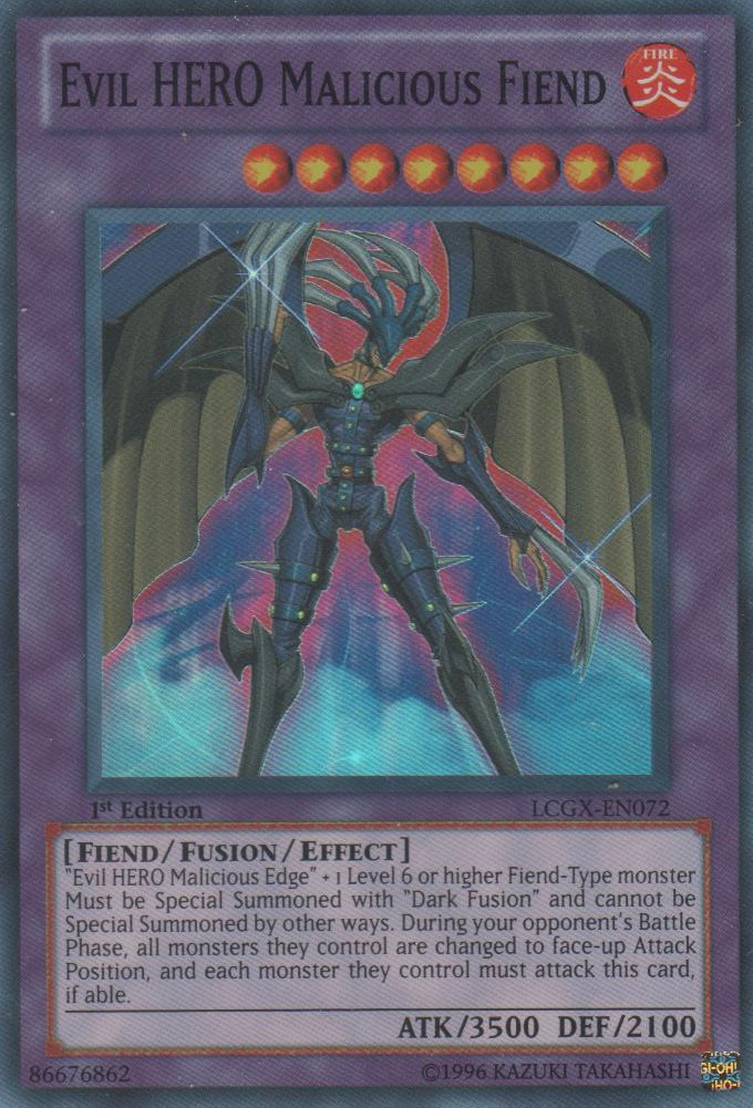 Evil HERO Malicious Fiend [LCGX-EN072] Super Rare | Deep Dive Games St. Marys