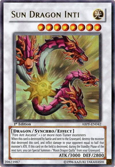 Sun Dragon Inti [ABPF-EN042] Ultra Rare | Deep Dive Games St. Marys