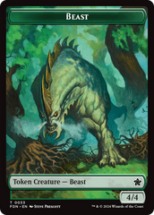 Dog // Beast (0033) Double-Sided Token [Foundations Tokens] | Deep Dive Games St. Marys