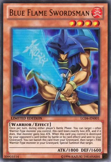 Blue Flame Swordsman [LC04-EN001] Ultra Rare | Deep Dive Games St. Marys