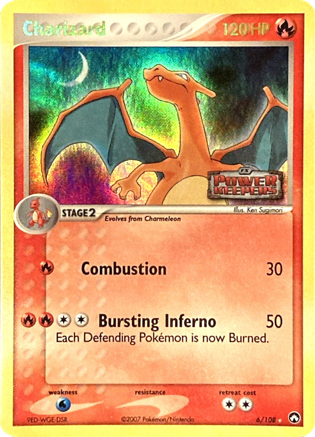 Charizard (6/108) (Stamped) [EX: Power Keepers] | Deep Dive Games St. Marys