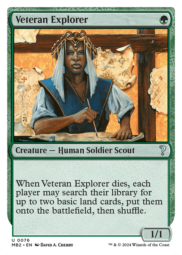 Veteran Explorer (White Border) [Mystery Booster 2] | Deep Dive Games St. Marys