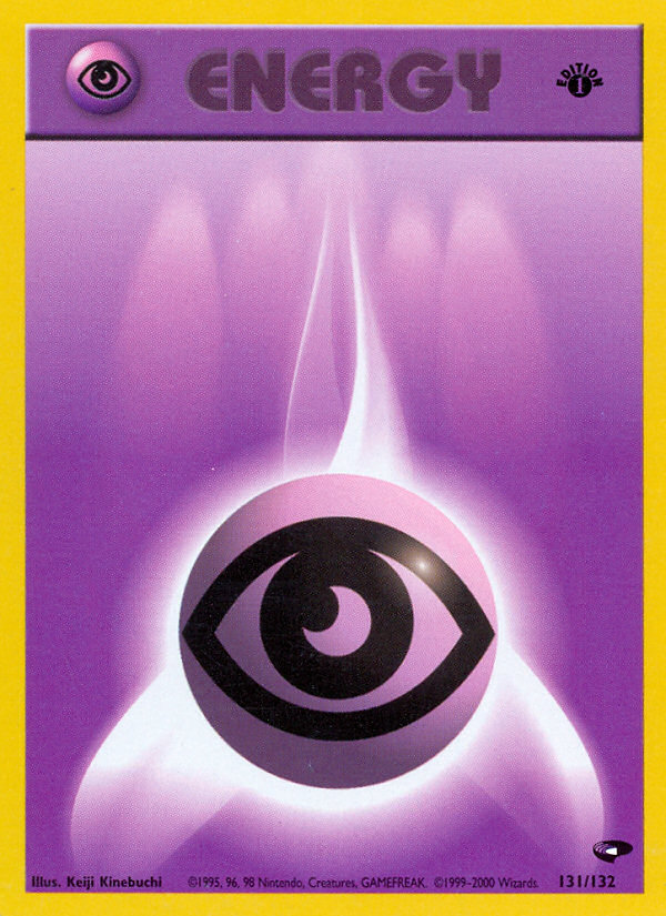 Psychic Energy (131/132) [Gym Challenge 1st Edition] | Deep Dive Games St. Marys