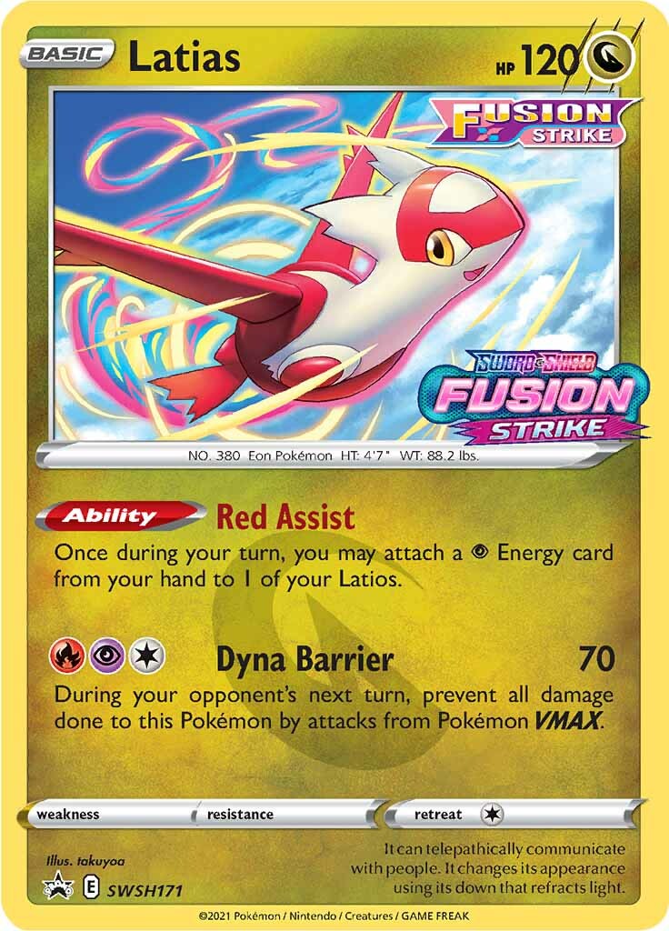 Latias (SWSH171) (Prerelease Promo) [Sword & Shield: Black Star Promos] | Deep Dive Games St. Marys