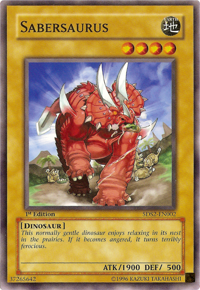Sabersaurus [5DS2-EN002] Common | Deep Dive Games St. Marys