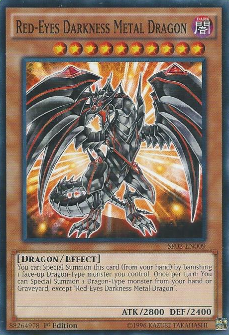 Red-Eyes Darkness Metal Dragon [SR02-EN009] Common | Deep Dive Games St. Marys
