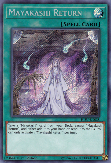 Mayakashi Return [HISU-EN038] Secret Rare | Deep Dive Games St. Marys