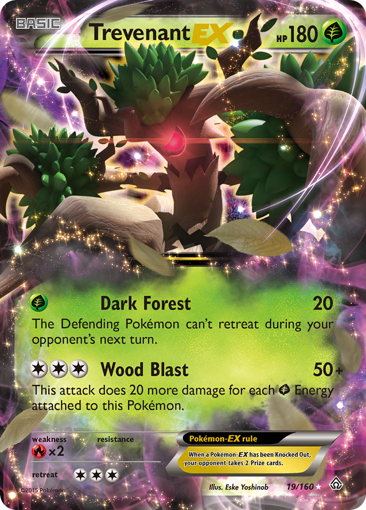 Trevenant EX (19/160) [XY: Primal Clash] | Deep Dive Games St. Marys