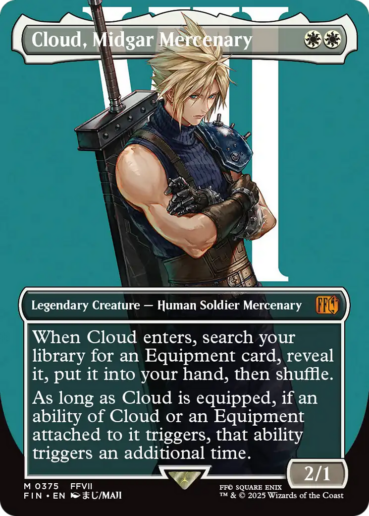 Cloud, Midgar Mercenary (Borderless) [FINAL FANTASY] | Deep Dive Games St. Marys