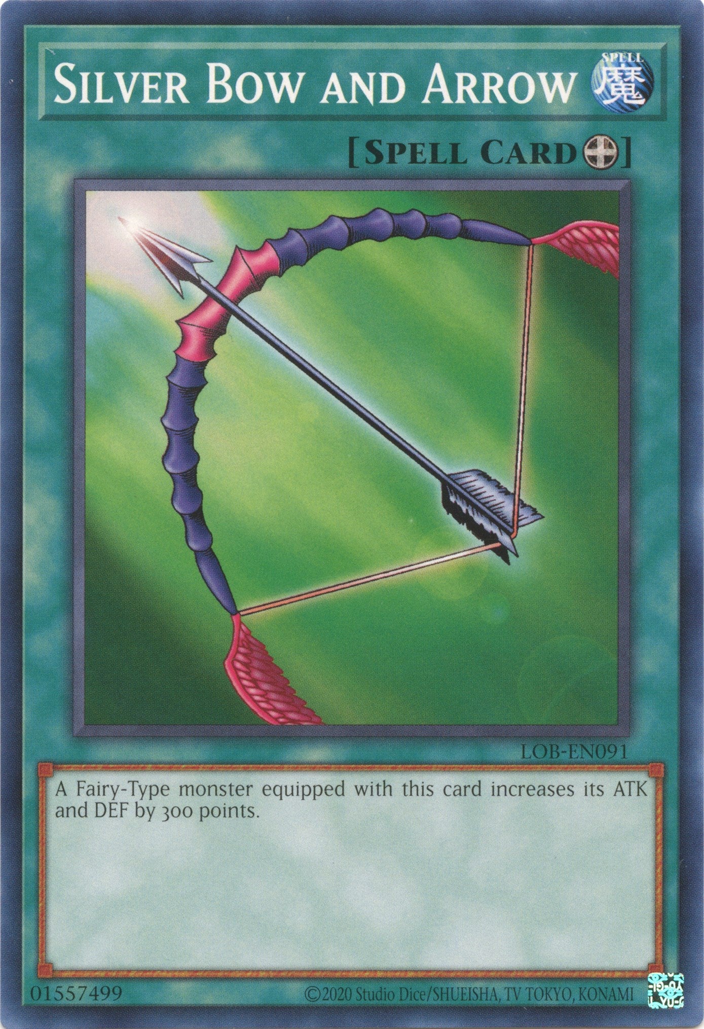 Silver Bow and Arrow (25th Anniversary) [LOB-EN091] Common | Deep Dive Games St. Marys