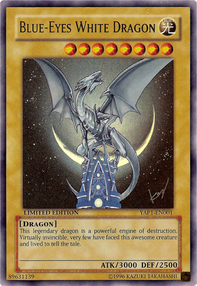 Blue-Eyes White Dragon [YAP1-EN001] Ultra Rare | Deep Dive Games St. Marys