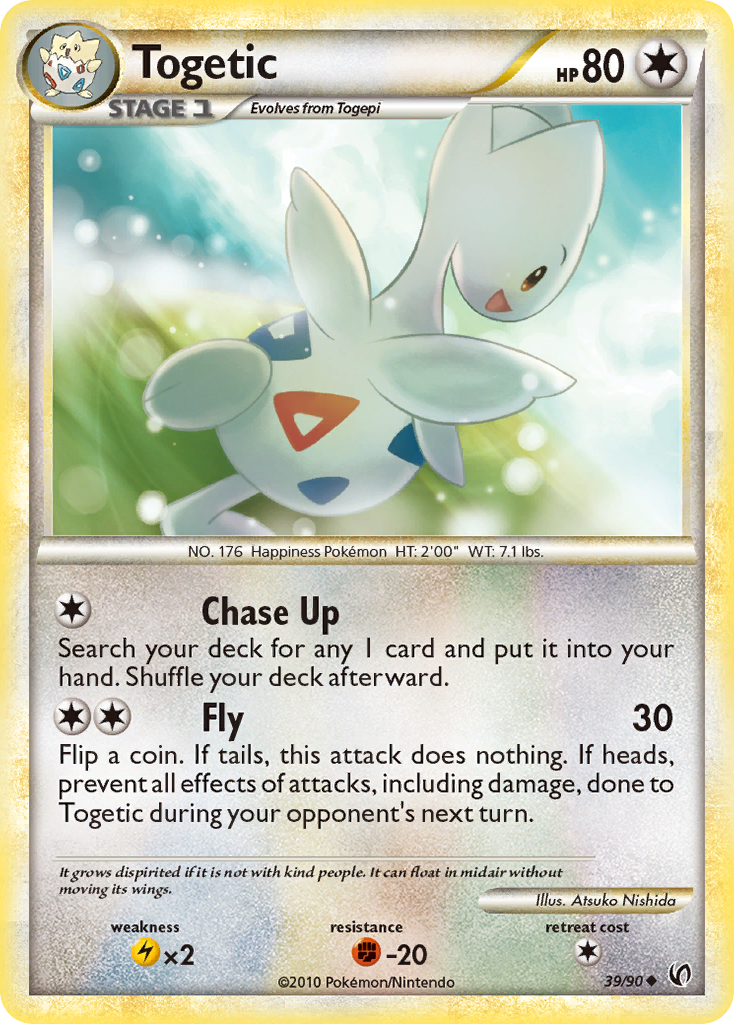 Togetic (39/90) [HeartGold & SoulSilver: Undaunted] | Deep Dive Games St. Marys