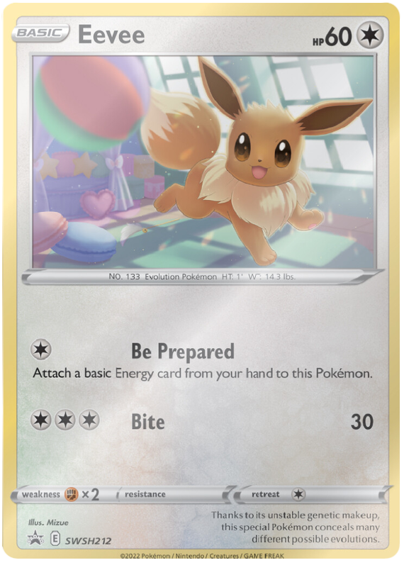 Eevee (SWSH212) [Sword & Shield: Black Star Promos] | Deep Dive Games St. Marys