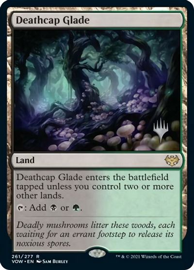 Deathcap Glade (Promo Pack) [Innistrad: Crimson Vow Promos] | Deep Dive Games St. Marys