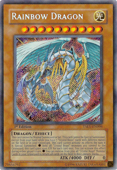 Rainbow Dragon [TAEV-EN006] Secret Rare | Deep Dive Games St. Marys