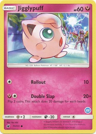 Jigglypuff (71/111) (Deck Exclusive #22) [Sun & Moon: Trainer Kit - Alolan Ninetales] | Deep Dive Games St. Marys