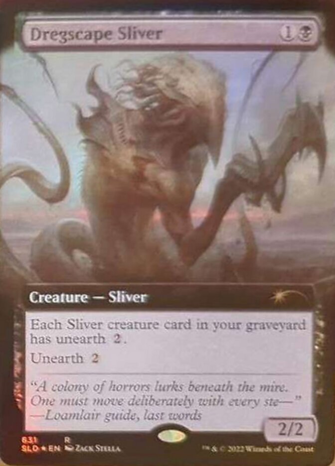 Dregscape Sliver (Extended Art) [Secret Lair Drop Promos] | Deep Dive Games St. Marys