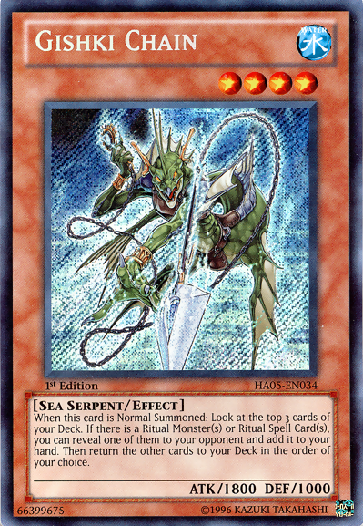 Gishki Chain [HA05-EN034] Secret Rare | Deep Dive Games St. Marys