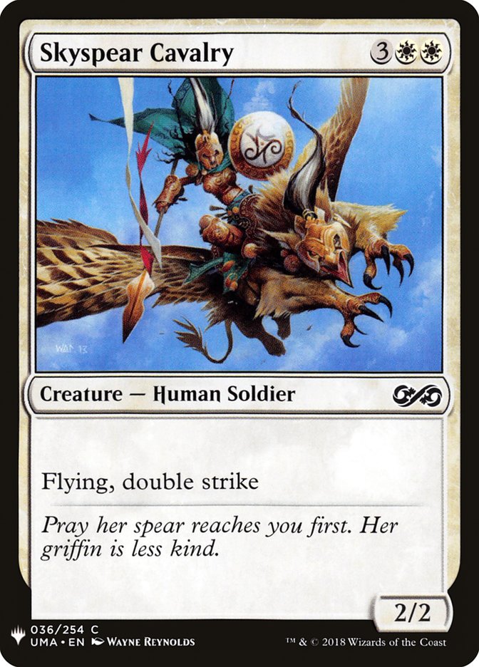 Skyspear Cavalry [Mystery Booster] | Deep Dive Games St. Marys