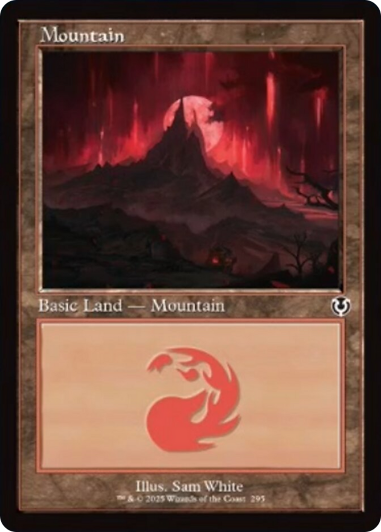 Mountain (295) (Retro Frame) [Innistrad Remastered] | Deep Dive Games St. Marys