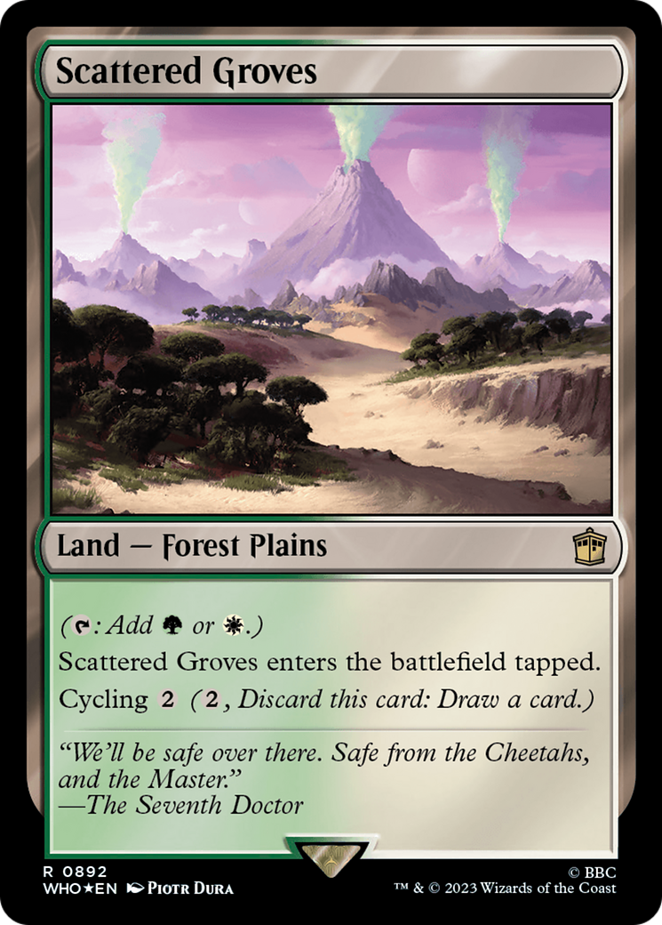 Scattered Groves (Surge Foil) [Doctor Who] | Deep Dive Games St. Marys