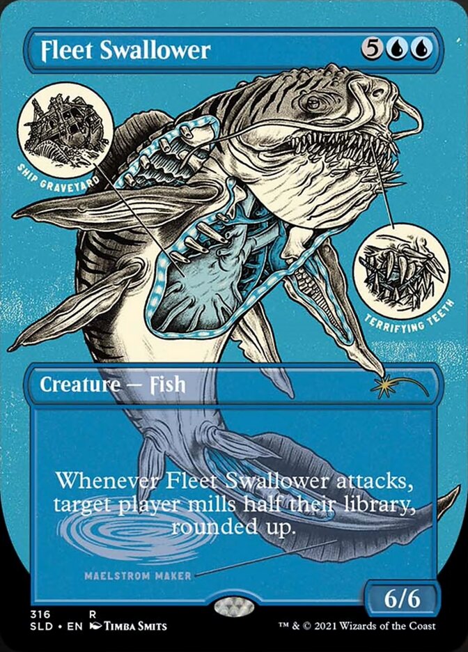 Fleet Swallower (Borderless) [Secret Lair Drop Series] | Deep Dive Games St. Marys