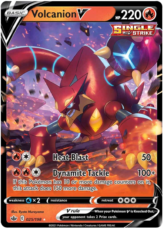 Volcanion V (025/198) [Sword & Shield: Chilling Reign] | Deep Dive Games St. Marys