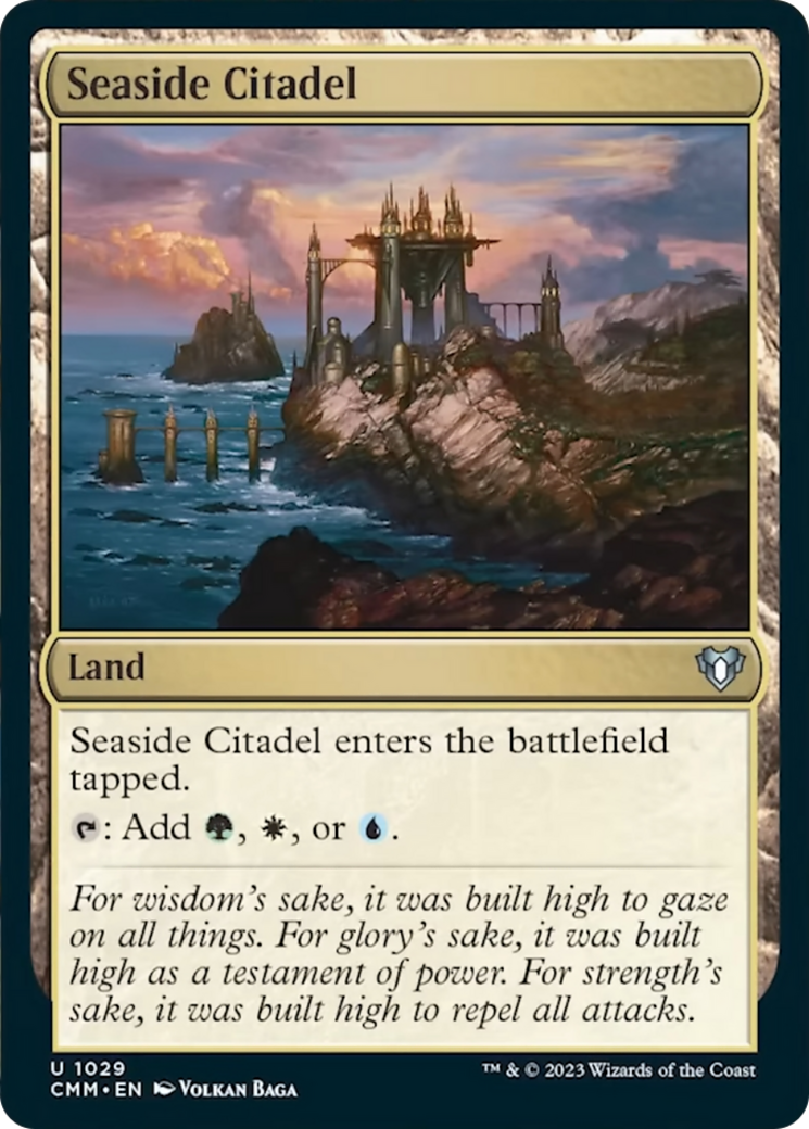 Seaside Citadel [Commander Masters] | Deep Dive Games St. Marys