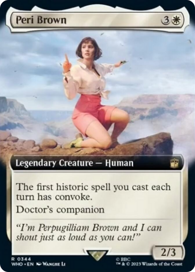 Peri Brown (Extended Art) [Doctor Who] | Deep Dive Games St. Marys