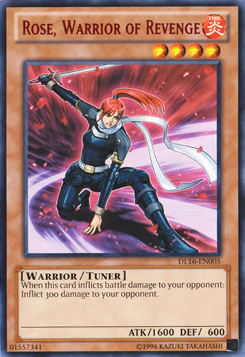 Rose, Warrior of Revenge (Red) [DL16-EN005] Rare | Deep Dive Games St. Marys