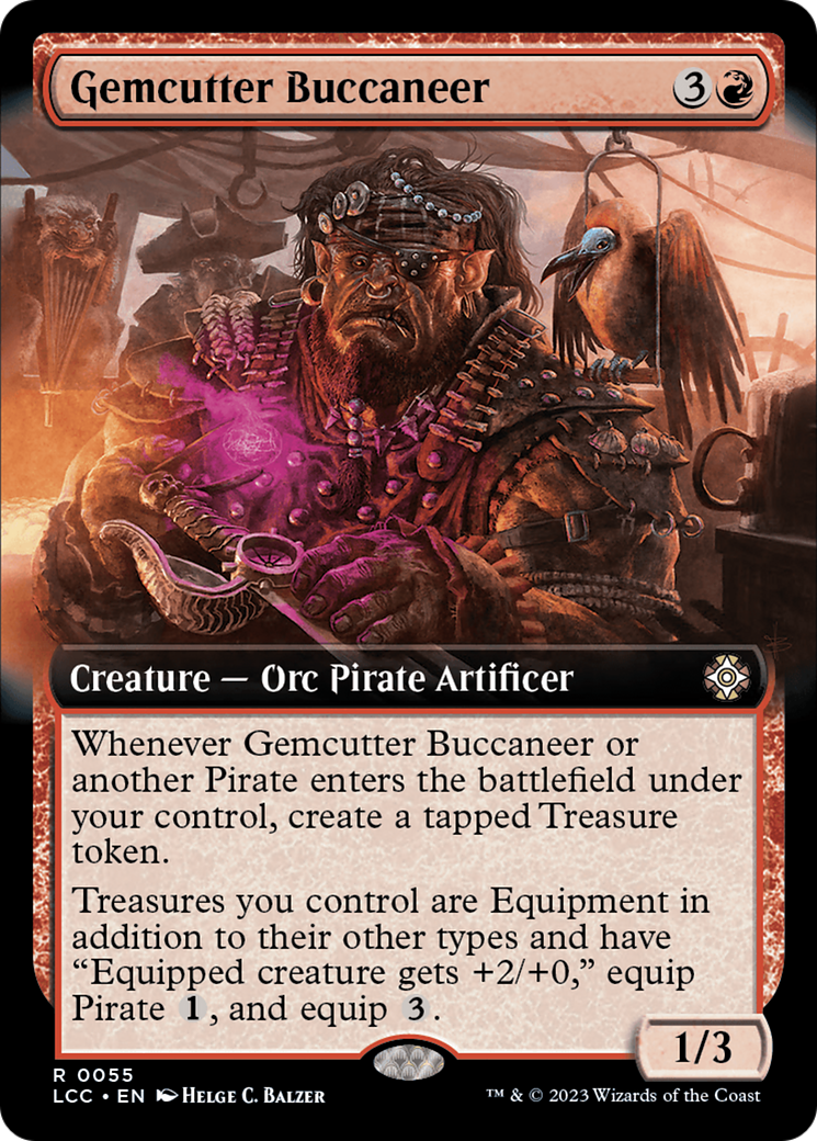 Gemcutter Buccaneer (Extended Art) [The Lost Caverns of Ixalan Commander] | Deep Dive Games St. Marys
