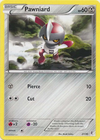 Pawniard (21/30) [XY: Trainer Kit 1 - Bisharp] | Deep Dive Games St. Marys