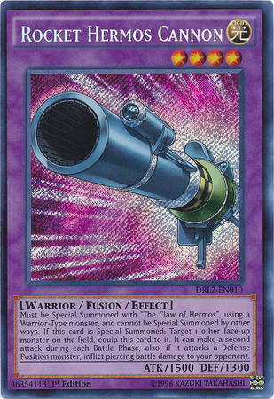 Rocket Hermos Cannon [DRL2-EN010] Secret Rare | Deep Dive Games St. Marys